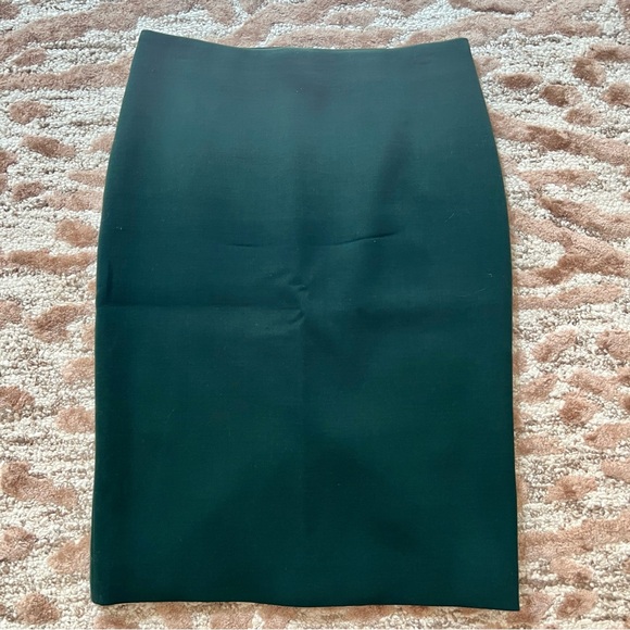 Burberry Dresses & Skirts - Burberry Green Wool Midi Pencil Skirt Size 42 (runs like a US 6)
